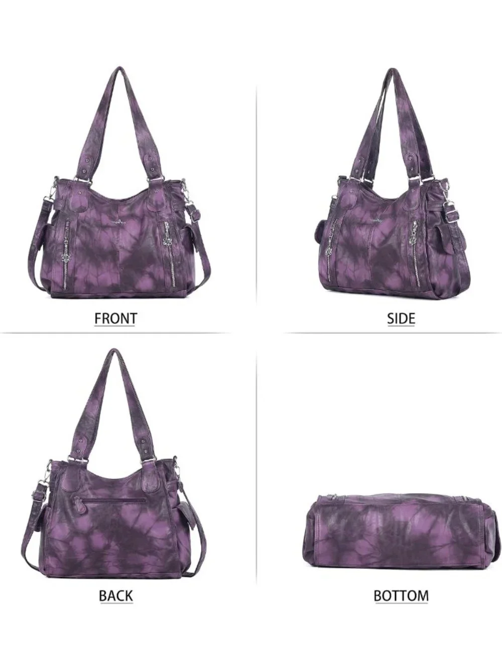 Stylish Women's Hobo Purse - Roomy Casual Tote & Shoulder Bag - Versatile